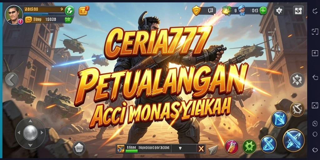 Tampilan aksi seru dalam gameplay CERIA777 yang mendebarkan.