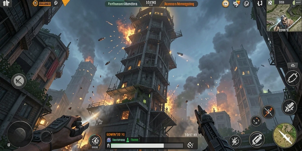Tampilan screenshot GOWIN789 dengan aksi gameplay Tower Defense yang seru.