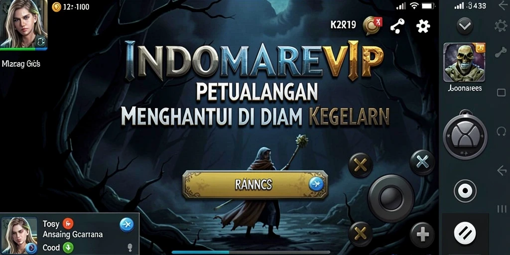 Tangkapan layar <strong>INDOMAREVIP</strong> menampilkan suasana mencekam dalam gameplay.