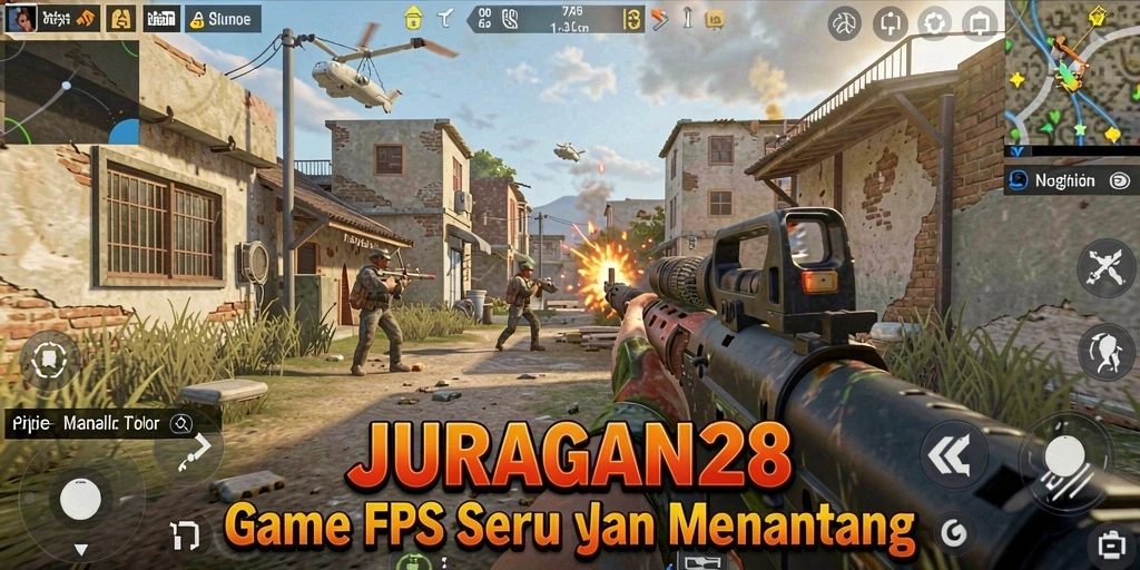Tampilkan gameplay intens dan seru dari JURAGAN28.