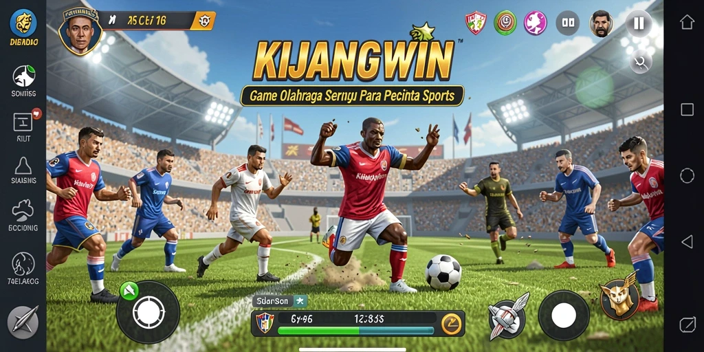 Tampilan seru dari gameplay KIJANGWIN yang menghadirkan berbagai cabang olahraga.