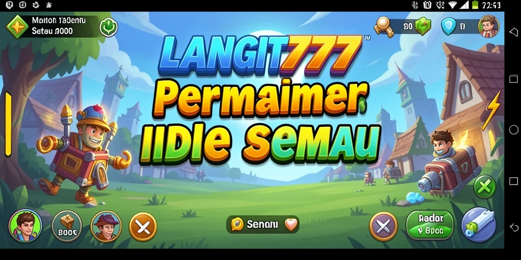 Tampilan gameplay LANGIT777 yang menarik dan penuh warna.