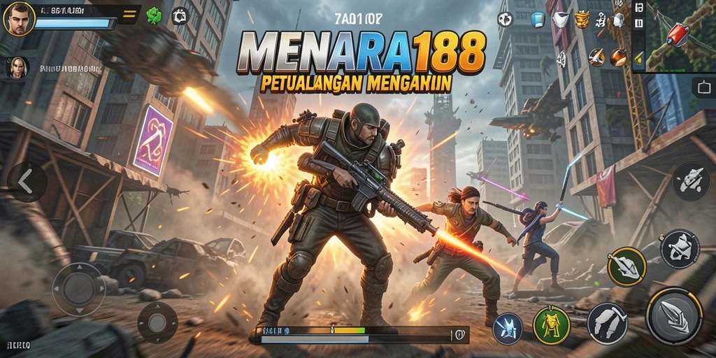 Tampilkan aksi mendebarkan dari gameplay MENARA188.