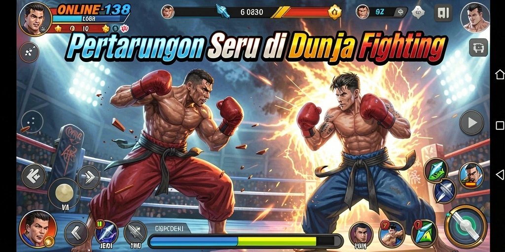 Gameplay seru pertarungan dalam ONLINE138 yang memukau.