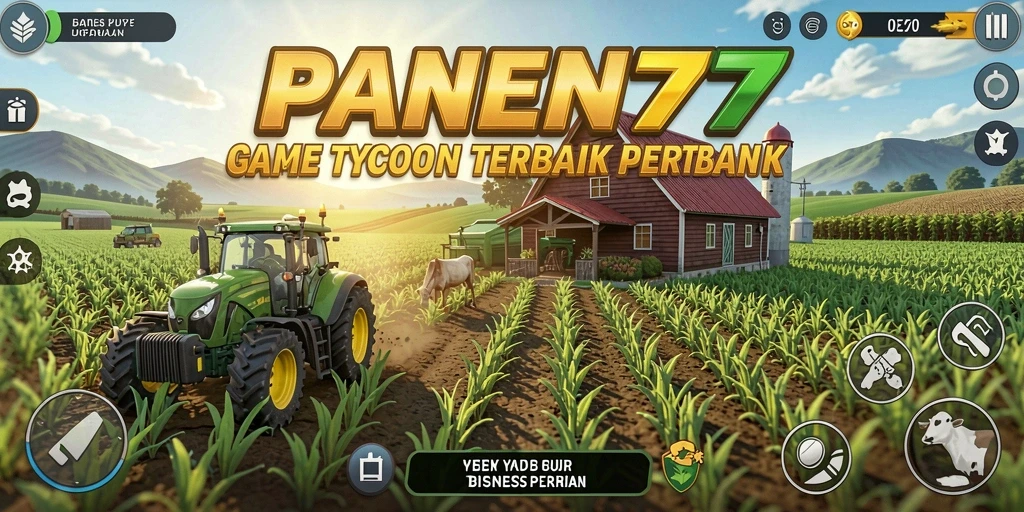 Tangkapan layar gameplay PANEN77 dengan manajemen pertanian yang menarik.
