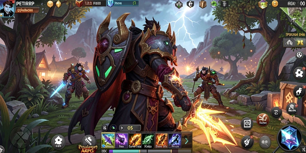 Tangkapan layar gameplay PETIRRP menampilkan aksi seru dan karakter menarik.