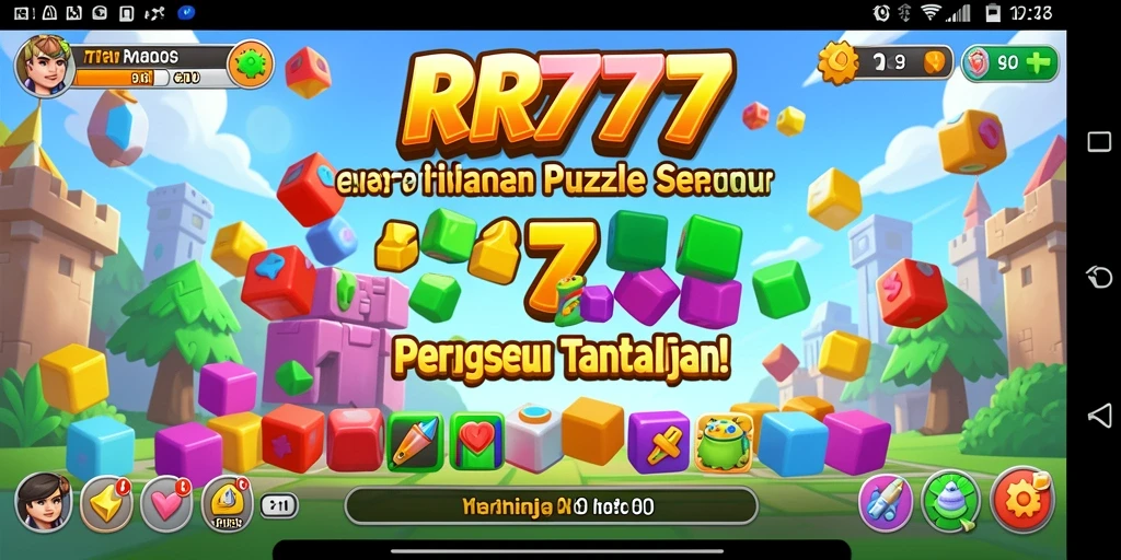 Screenshot gameplay RR777 yang menampilkan tantangan Puzzle yang menarik.