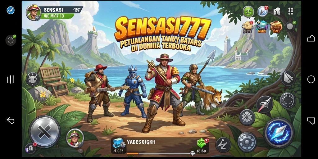 Screenshot gameplay SENSASI777 memperlihatkan keindahan dunia terbuka.
