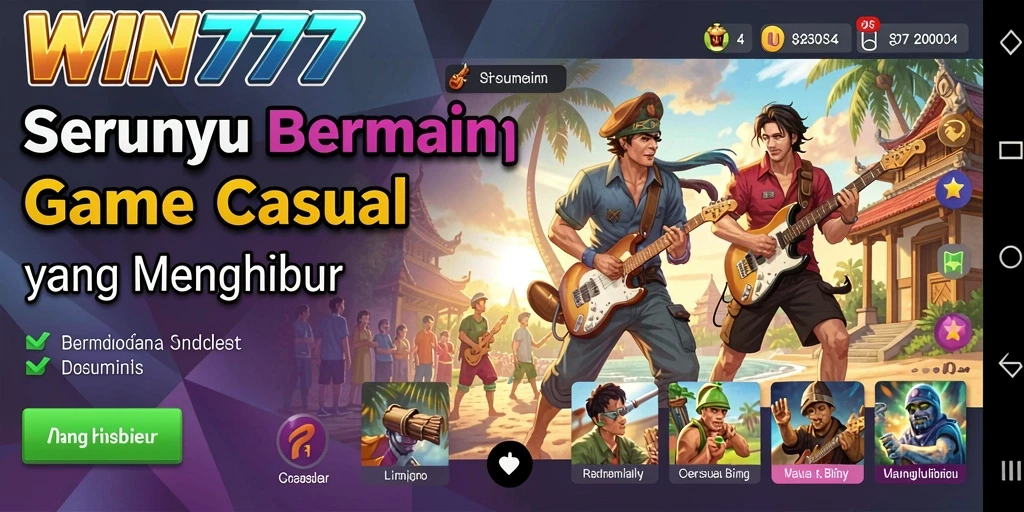 Screenshot utama WIN777 menampilkan gameplay yang menarik dan penuh warna.